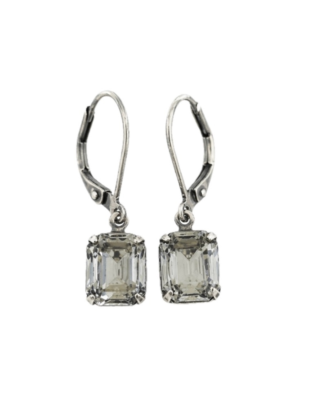 Dainty Vintage Austrian Rhinestone earrings NEW